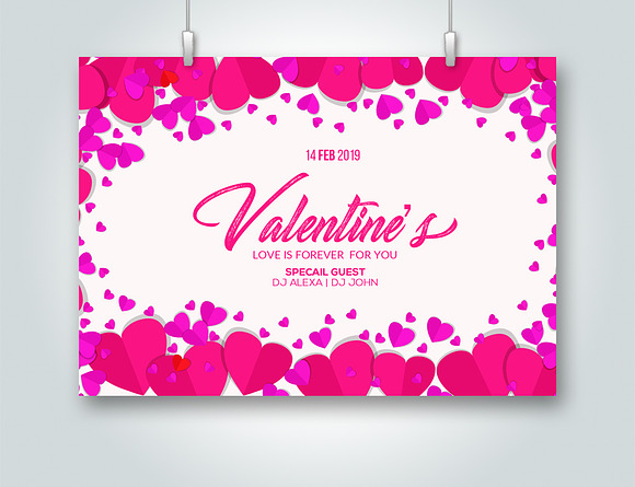 Valentine's Day Love Flyer Templates in Flyer Templates - product preview 1