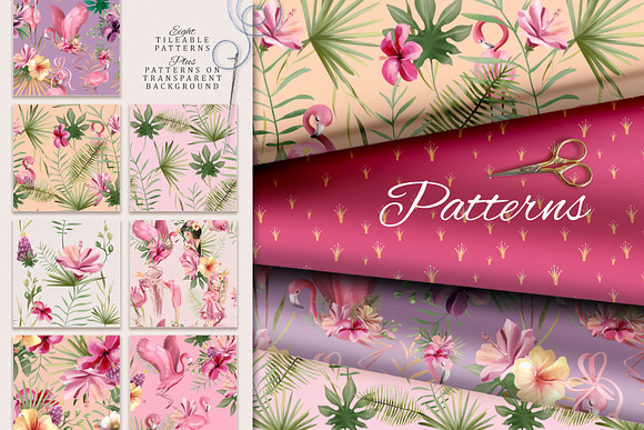 Tropical Princess Collection in Illustrations - product preview 8