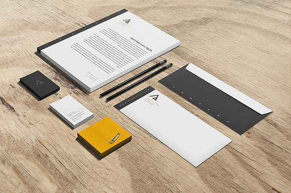 Triad - Stationery Set in Stationery Templates - product preview 1