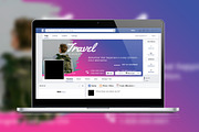 Travel Brush Facebook Timeline Cover
