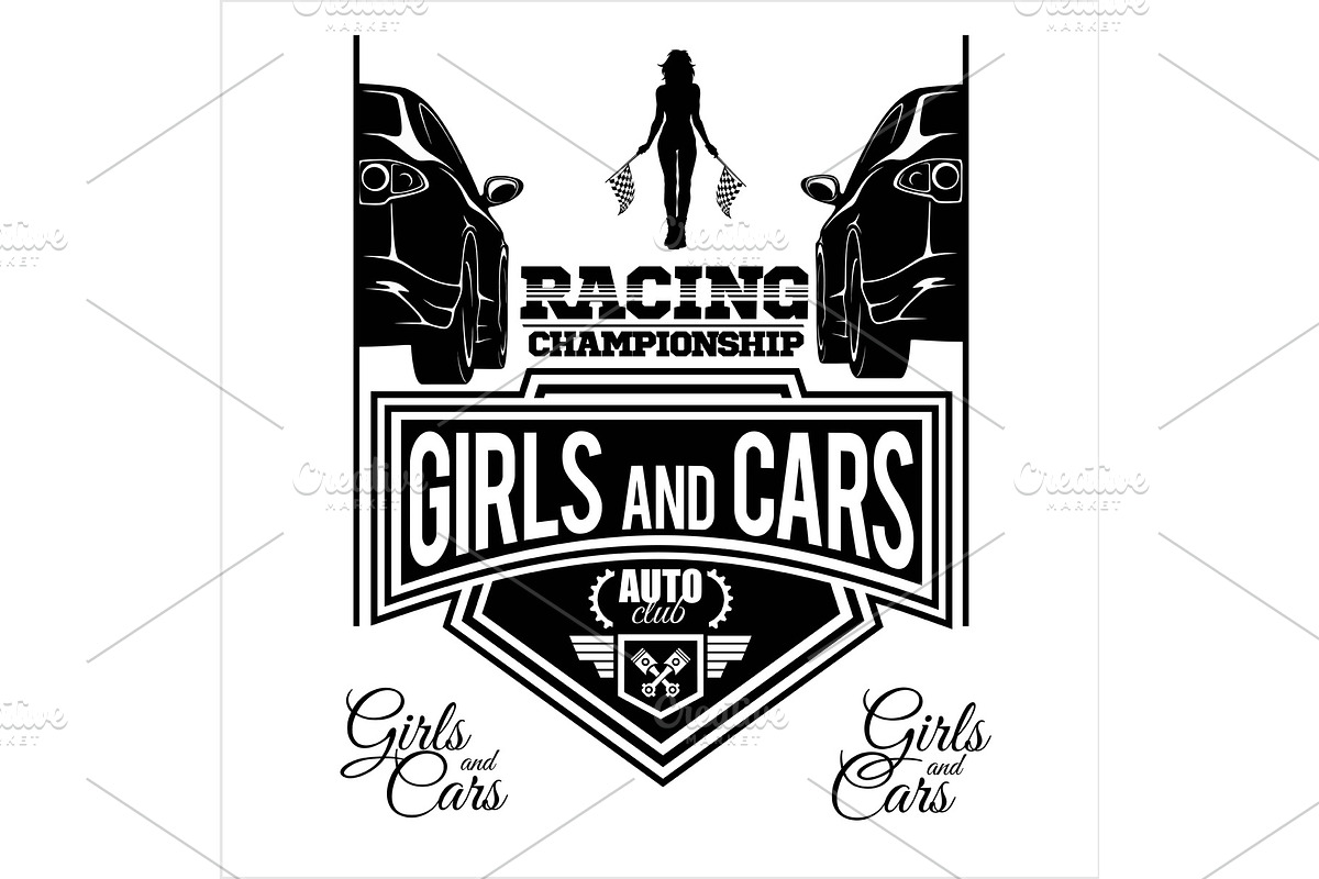 Girls and cars - rstreet racing in Illustrations - product preview 8