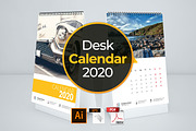 Calendar Template 2020 | Desk