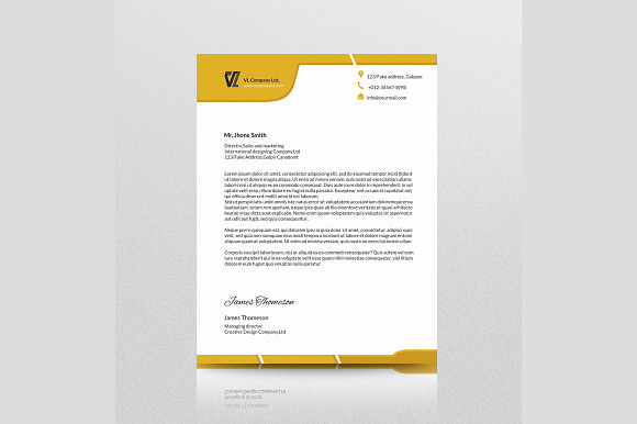 Corporate Letterhead-v03 in Stationery Templates - product preview 4