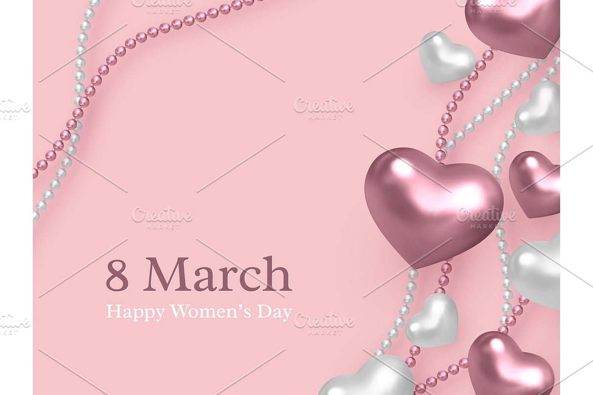 Happy Womens Day vector illustration in Illustrations - product preview 8