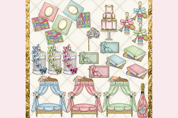 Versailles Queen Png collection  in Illustrations - product preview 1