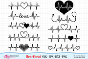Heartbeat Valentine's Day SVG