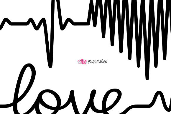 Heartbeat Valentine's Day SVG in Objects - product preview 3