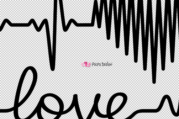 Heartbeat Valentine's Day SVG in Objects - product preview 4