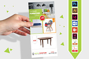 Rack Card | Furniture Shop DL Flyer