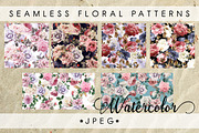 7 Seamless floral patterns