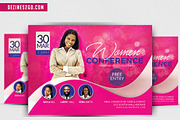 Women's Conference or event flyer V3