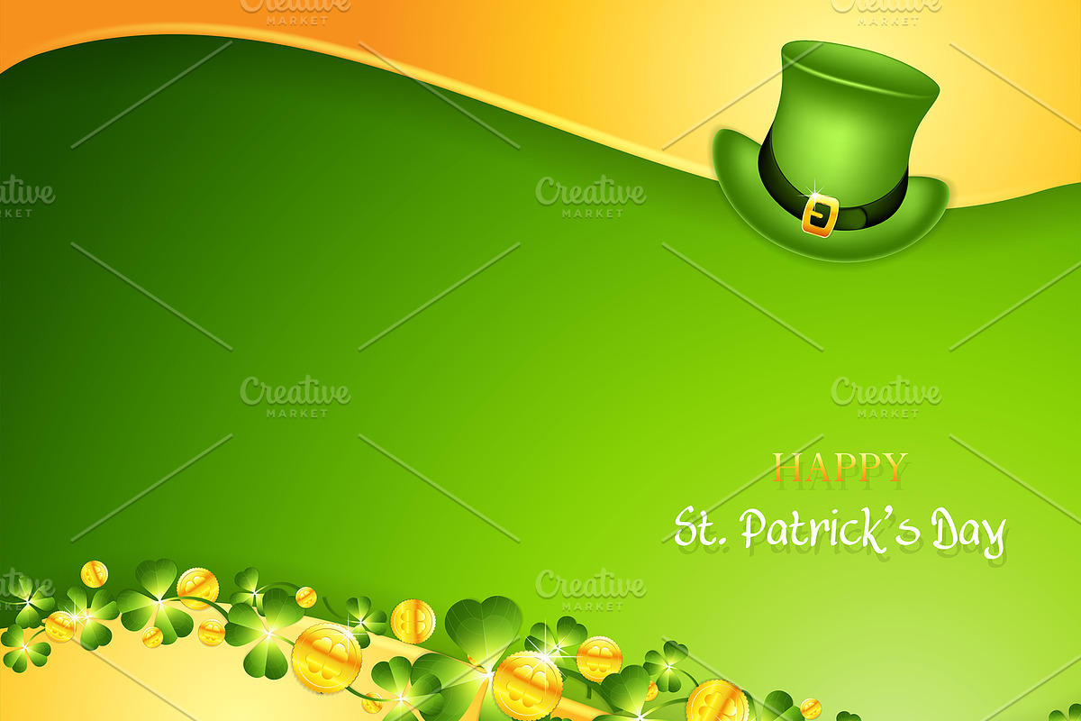 St. Patrick Day background in Illustrations - product preview 8
