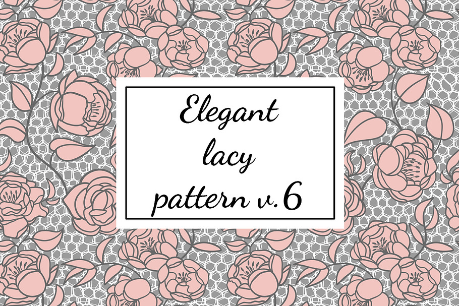 Elegant lacy pattern v.6 in Patterns - product preview 8