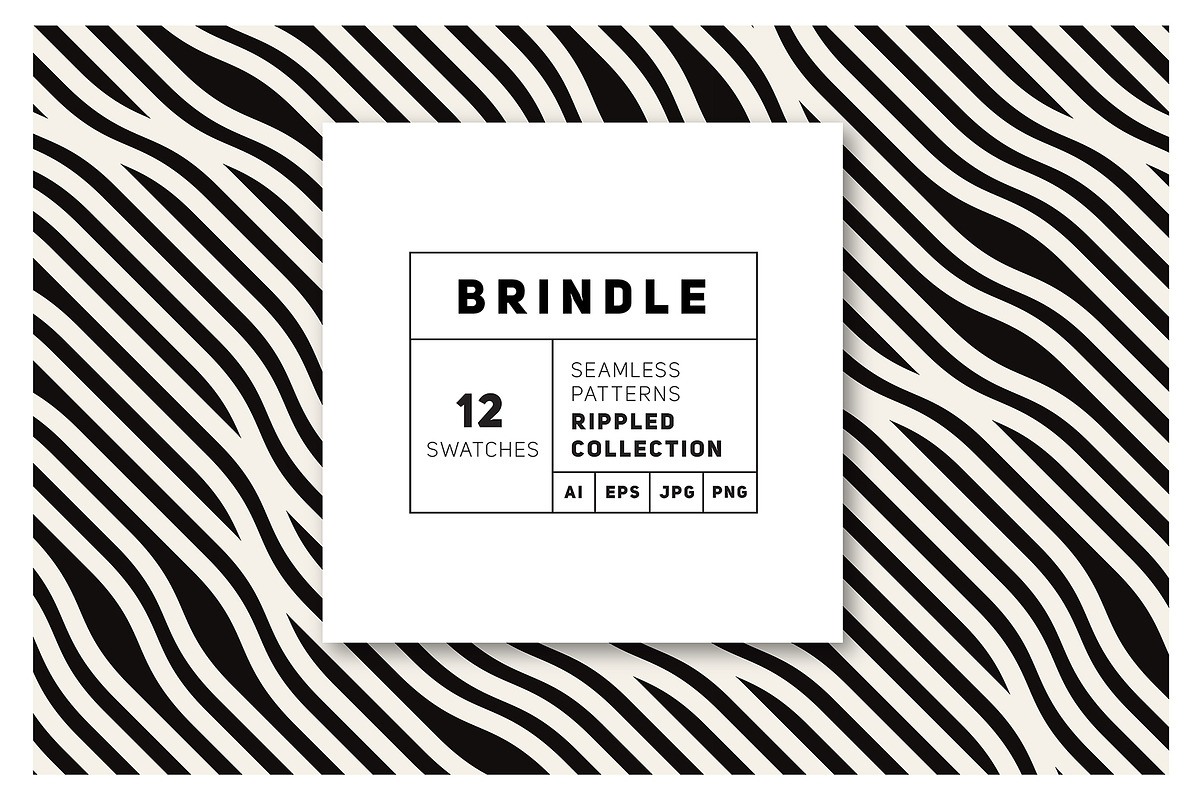 Brindle Seamless Patterns Set in Patterns - product preview 8