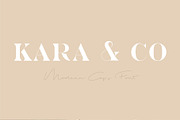 Kara & Co - Fashion Serif Font