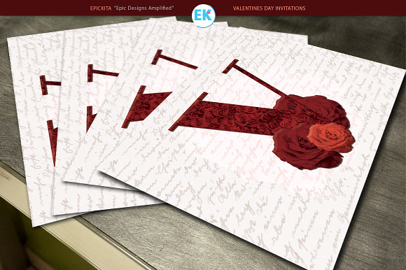 Valentines Day Dinner Invitation in Card Templates - product preview 2