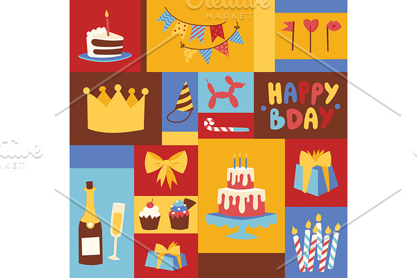 Birthday party vector anniversary