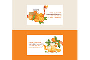 Citrus vector fresh orange fruit