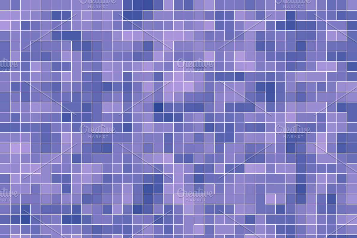 Bright purple square mosaic for in Illustrations - product preview 8