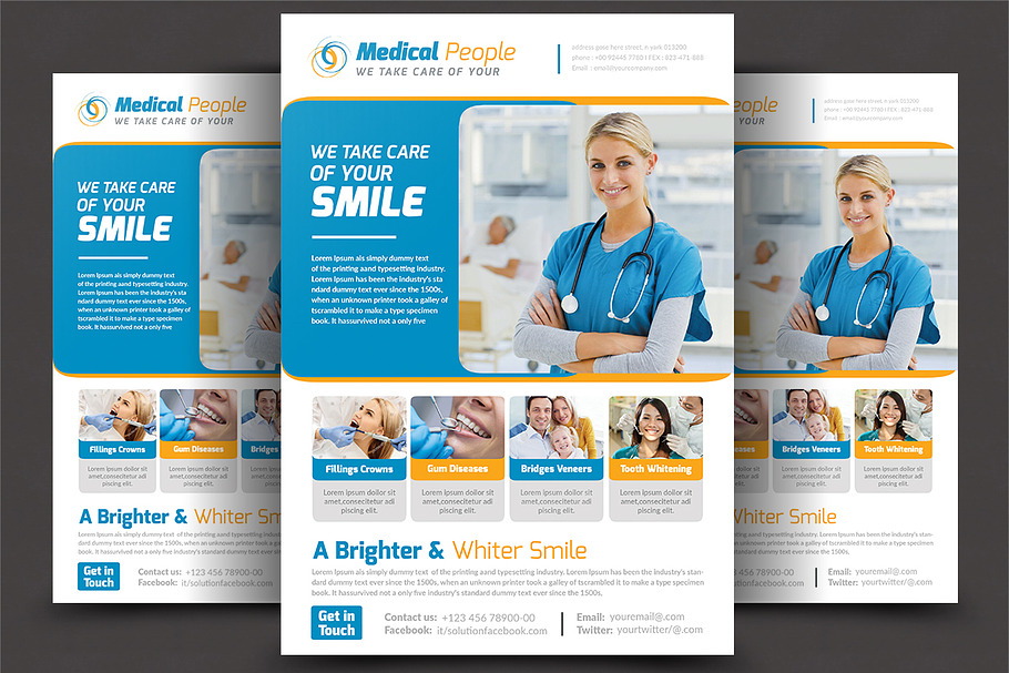 Medical & Doctors Flyer Template in Flyer Templates - product preview 8