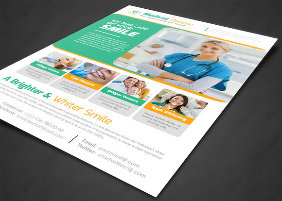 Medical & Doctors Flyer Template in Flyer Templates - product preview 1