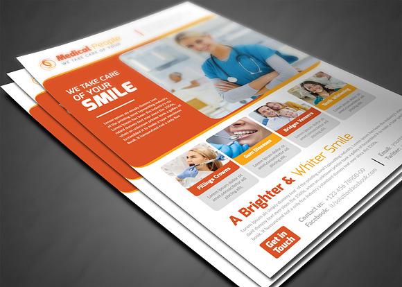 Medical & Doctors Flyer Template in Flyer Templates - product preview 2