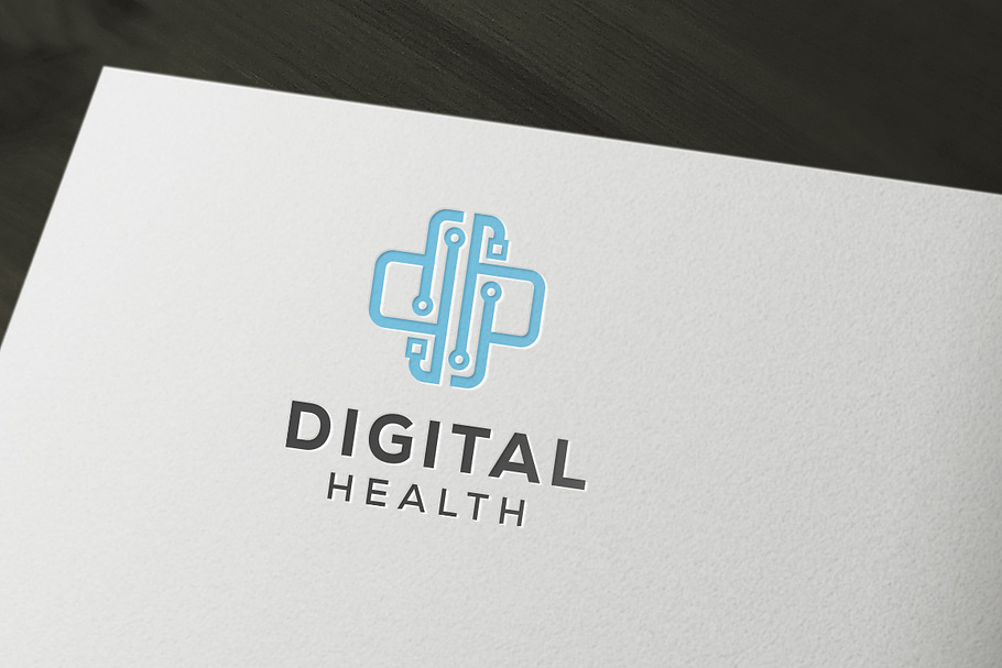 Digital Health Logo in Logo Templates - product preview 8