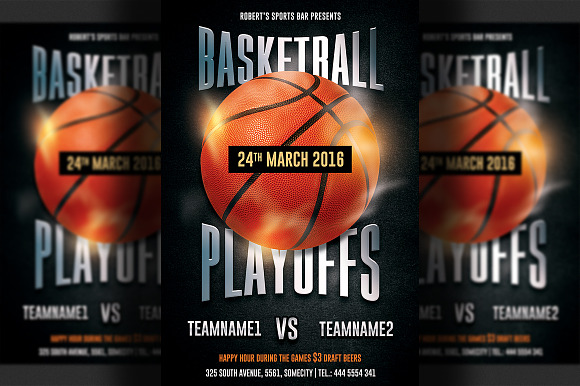 Basketball Flyer Bundle in Flyer Templates - product preview 3