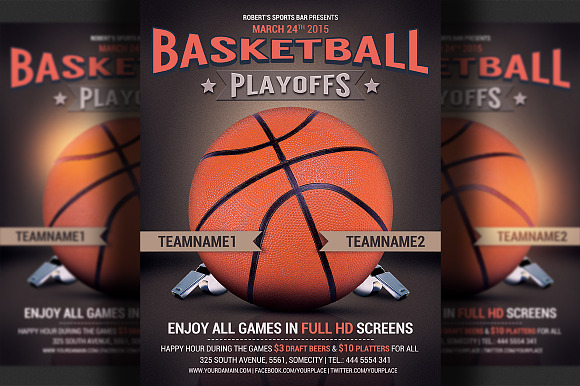 Basketball Flyer Bundle in Flyer Templates - product preview 4