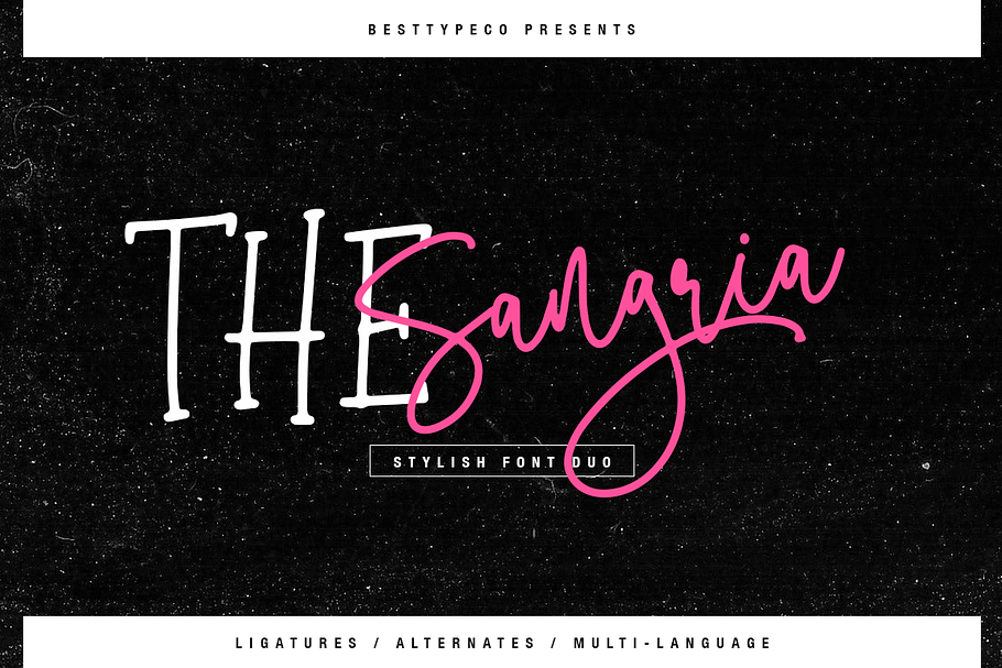 The Sangria FD in Script Fonts - product preview 8