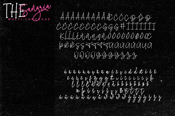 The Sangria FD in Script Fonts - product preview 6