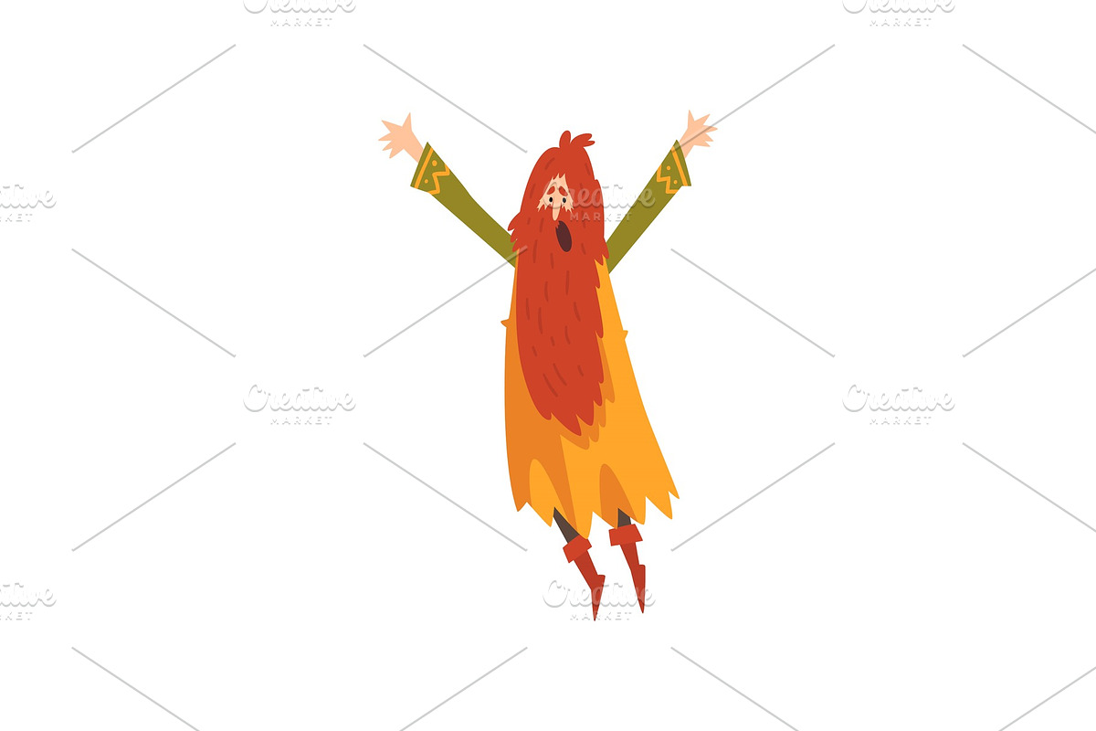 Male Sorcerer, Redhead Bearded in Illustrations - product preview 8