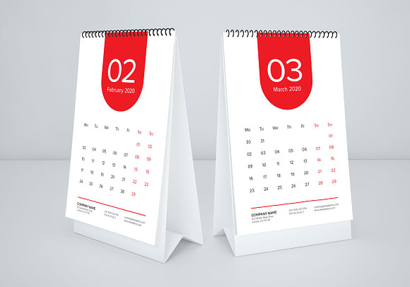 Calendar for 2020 (NEW) in Stationery Templates - product preview 1
