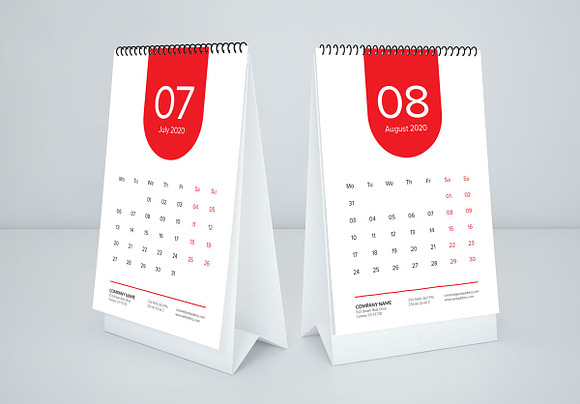 Calendar for 2020 (NEW) in Stationery Templates - product preview 2