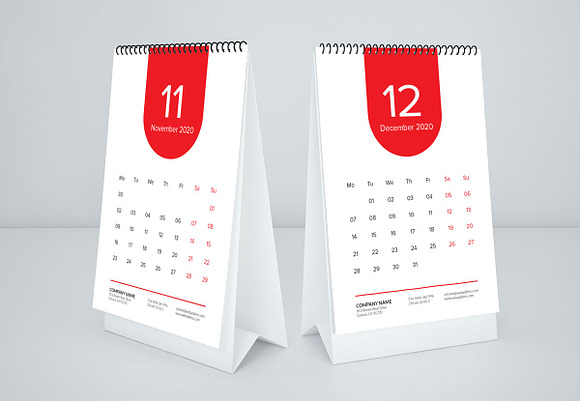 Calendar for 2020 (NEW) in Stationery Templates - product preview 4