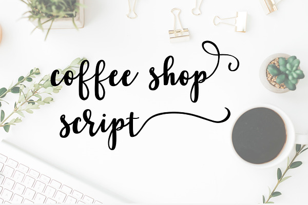 Coffee Shop Script Thick Font