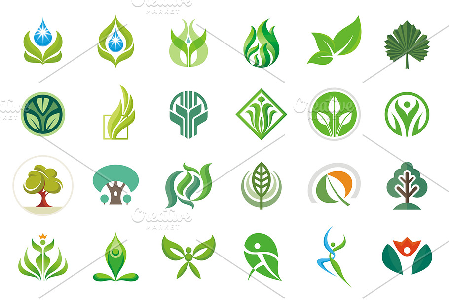 24 Vector Nature Signs