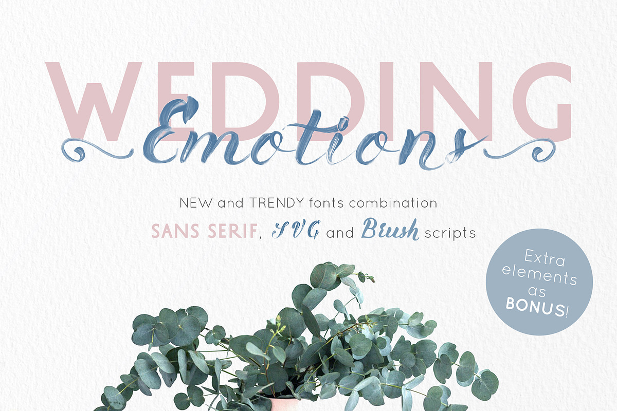 Emotions sans serif and SVG font duo in Sans-Serif Fonts - product preview 8