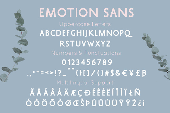 Emotions sans serif and SVG font duo in Sans-Serif Fonts - product preview 12