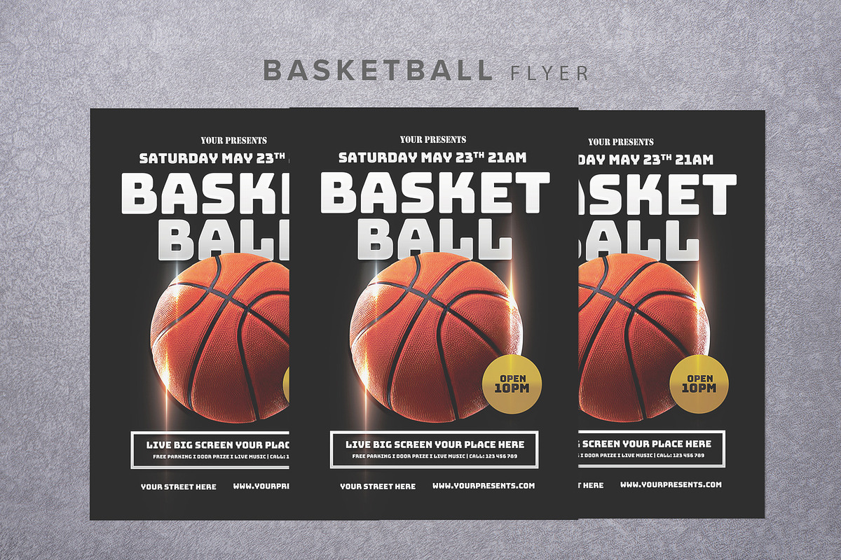 Basketball Flyer in Templates - product preview 8