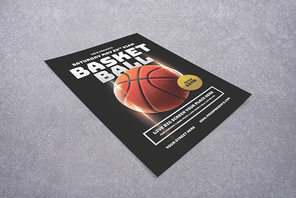 Basketball Flyer in Templates - product preview 1