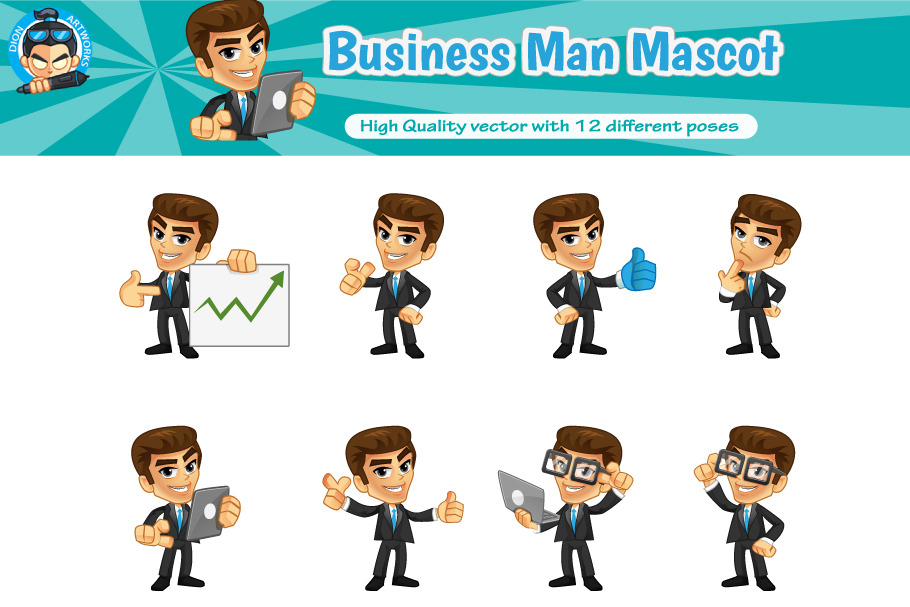 Business man Mascot