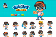 Geek Boy Mascot 2
