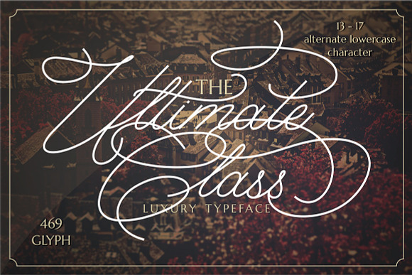 The Ultimate Class Script in Script Fonts - product preview 9