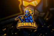 Iron Ninja - Mascot & Esport Logo