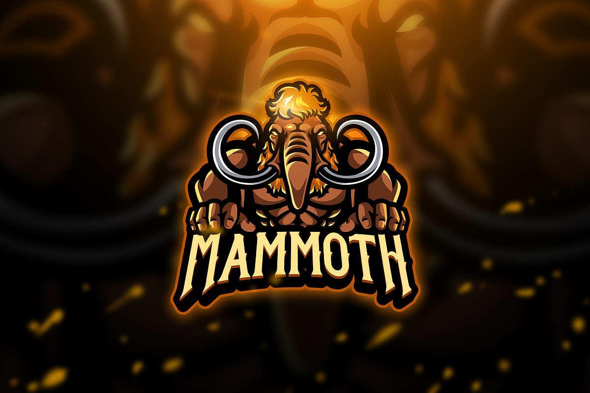 Mammoth 2 - Mascot & Esport Logo in Logo Templates - product preview 8