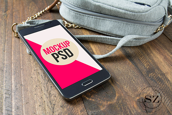PSD Phone Mockup Beauty in Product Mockups - product preview 1