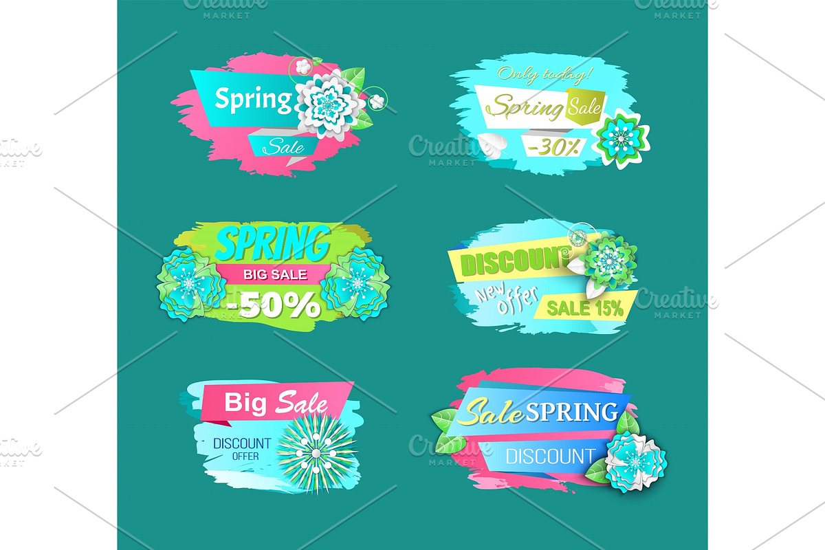 Spring Big Sale, Discounts and in Illustrations - product preview 8