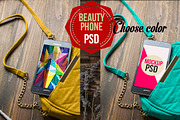 PSD Phone Mockup Beauty 5