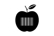 Product barcode glyph icon